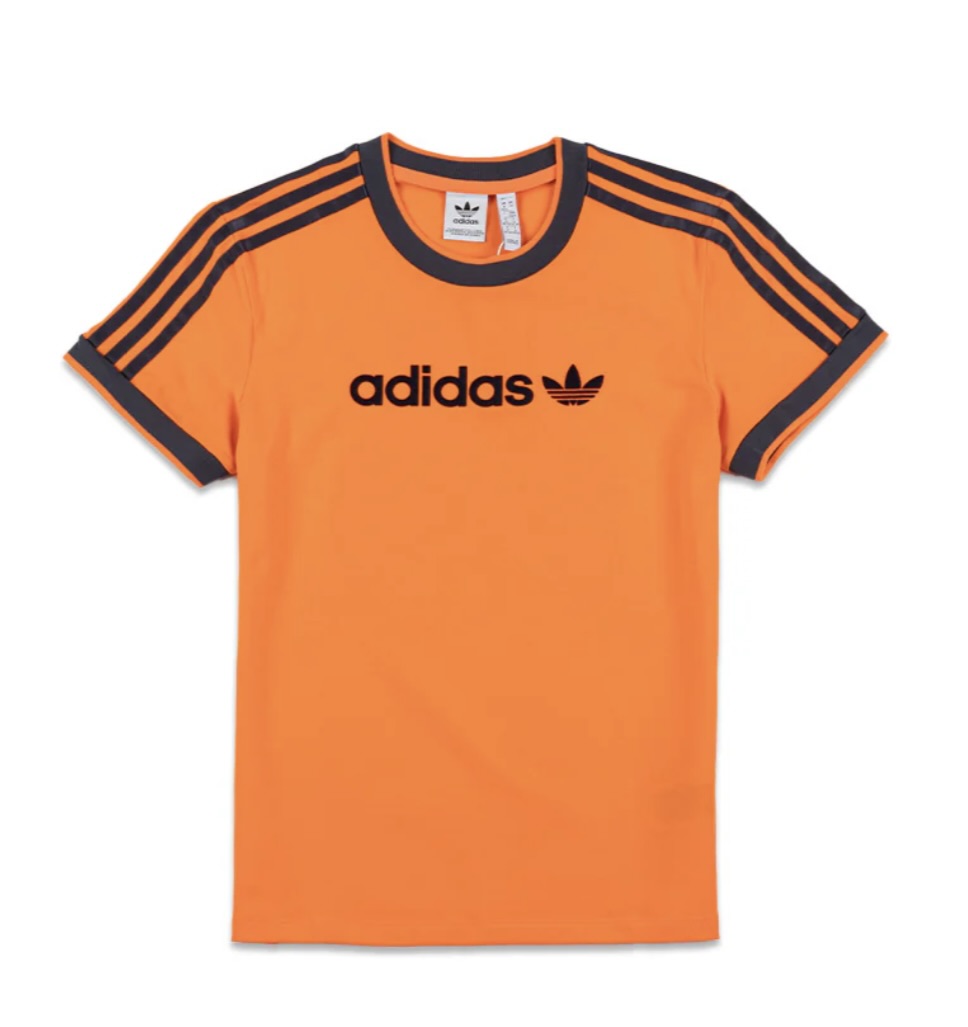 The W adidas Originals ‘CALI’ Tee ‘Orange’ Channels West Coast Energy